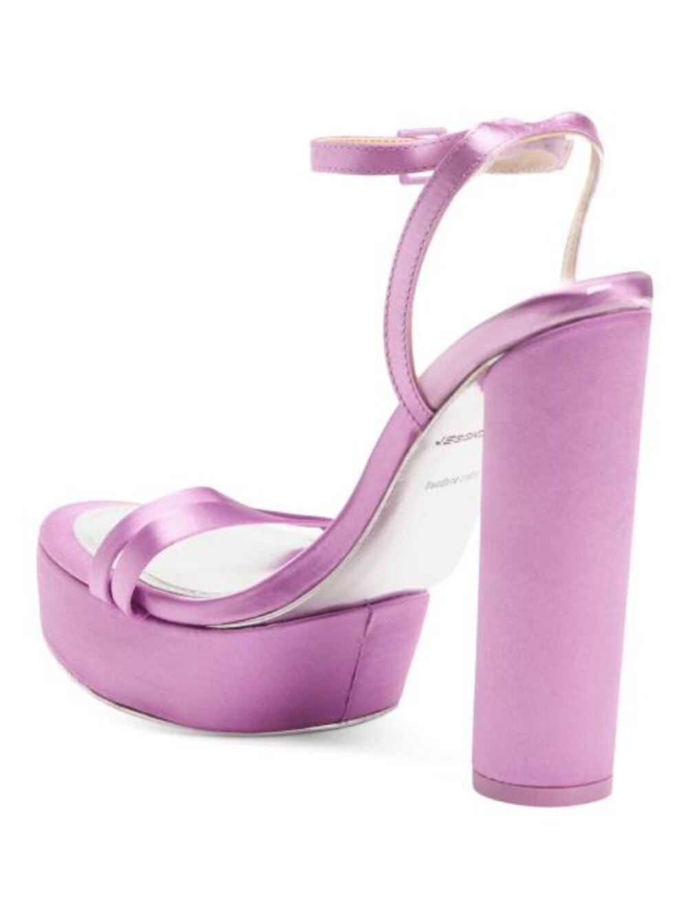 JESSICA RICH Satin Platform Sandals - Picture 2 of 3
